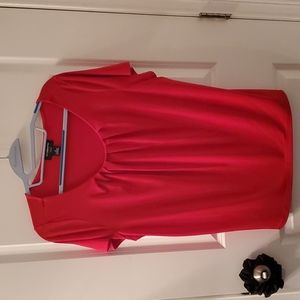 Women's 1x red Liz Claiborne career blouse